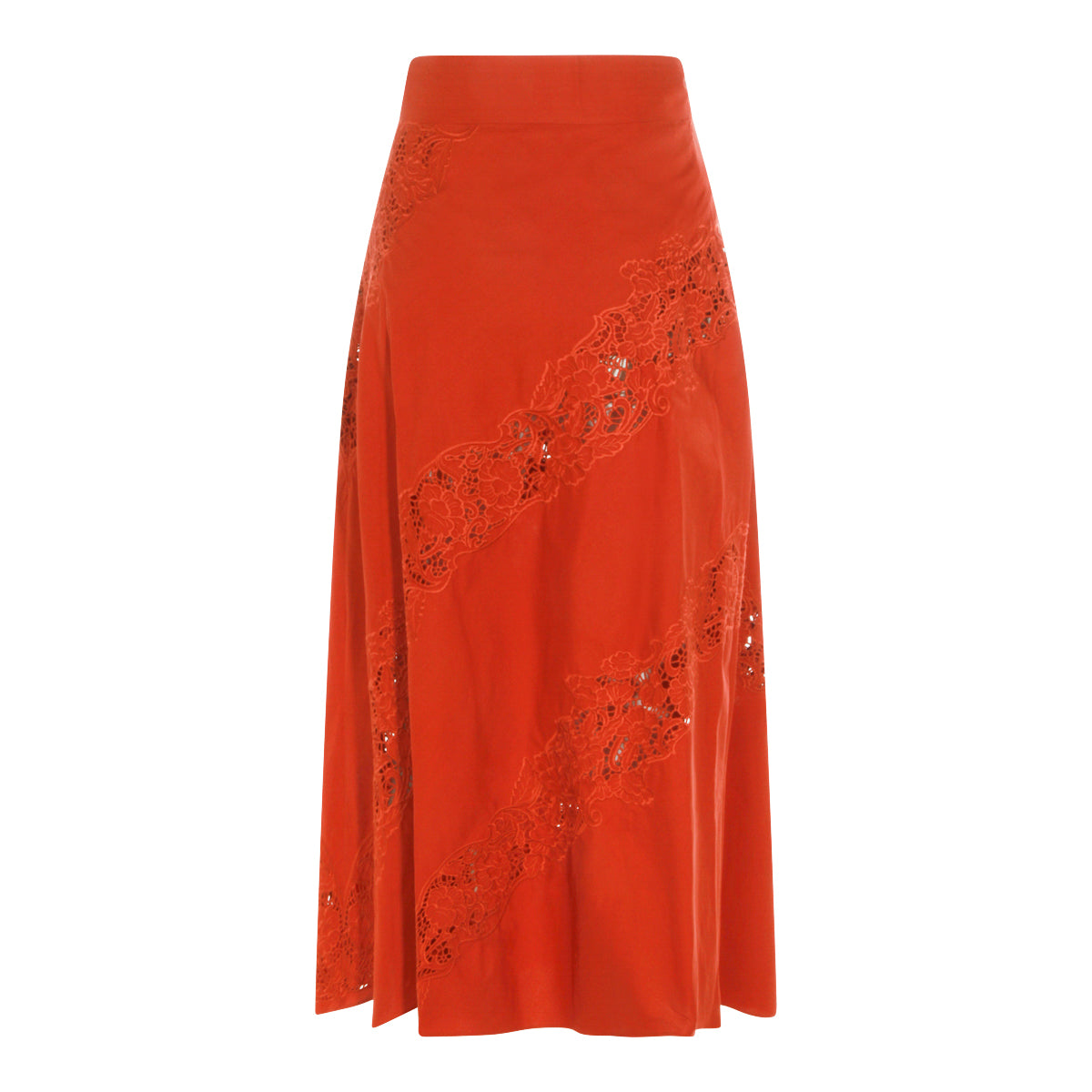 BROWN COTTON SKIRT