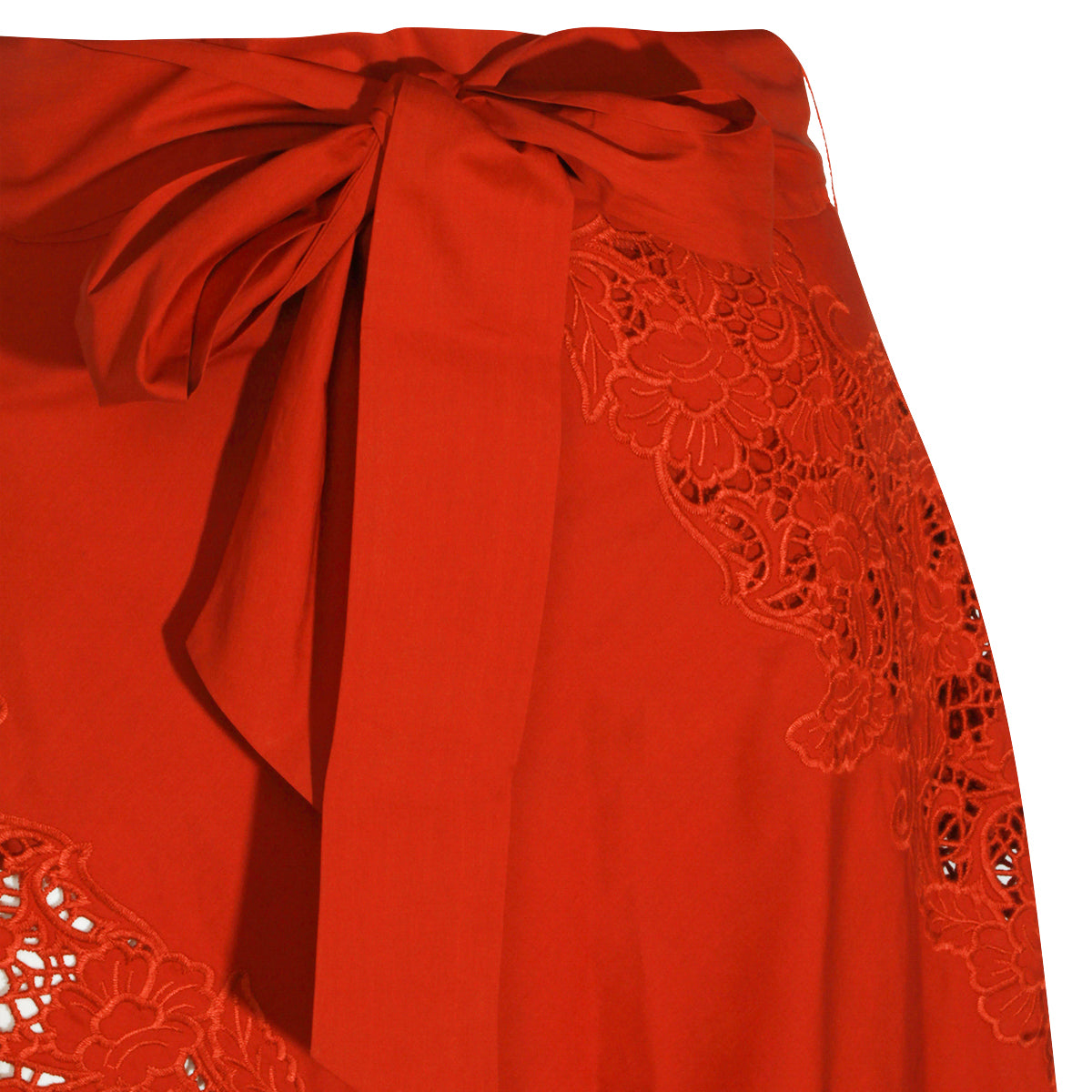 BROWN COTTON SKIRT