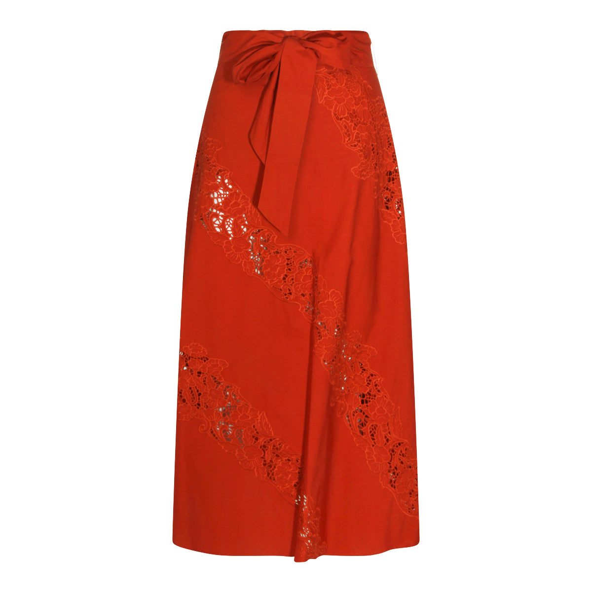 BROWN COTTON SKIRT