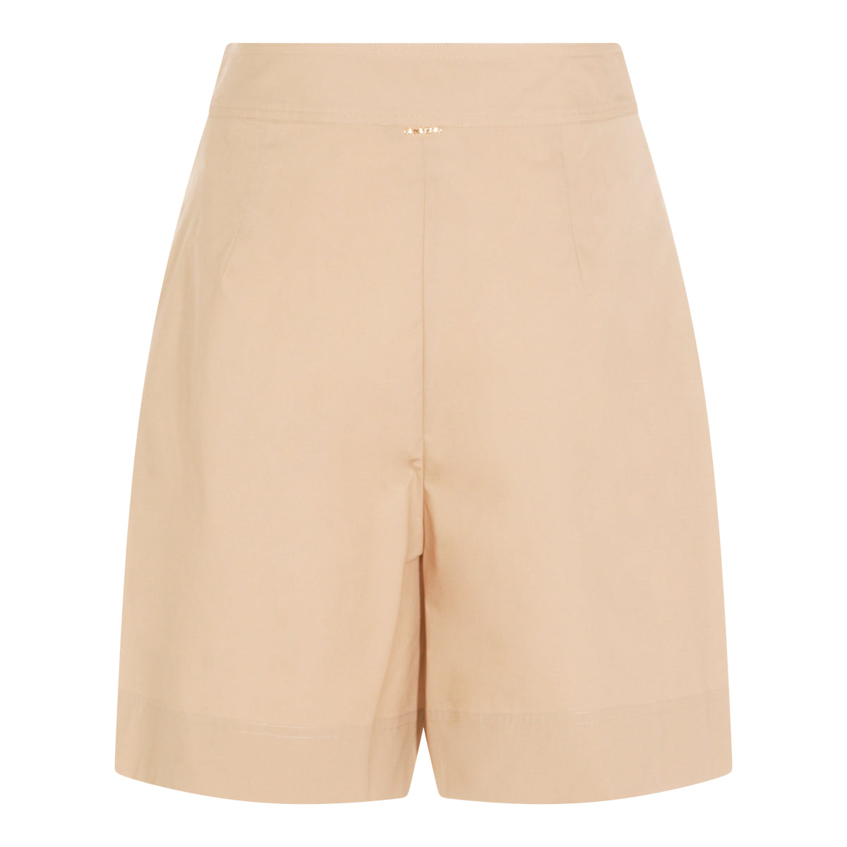 BEIGE COTTON SHORTS