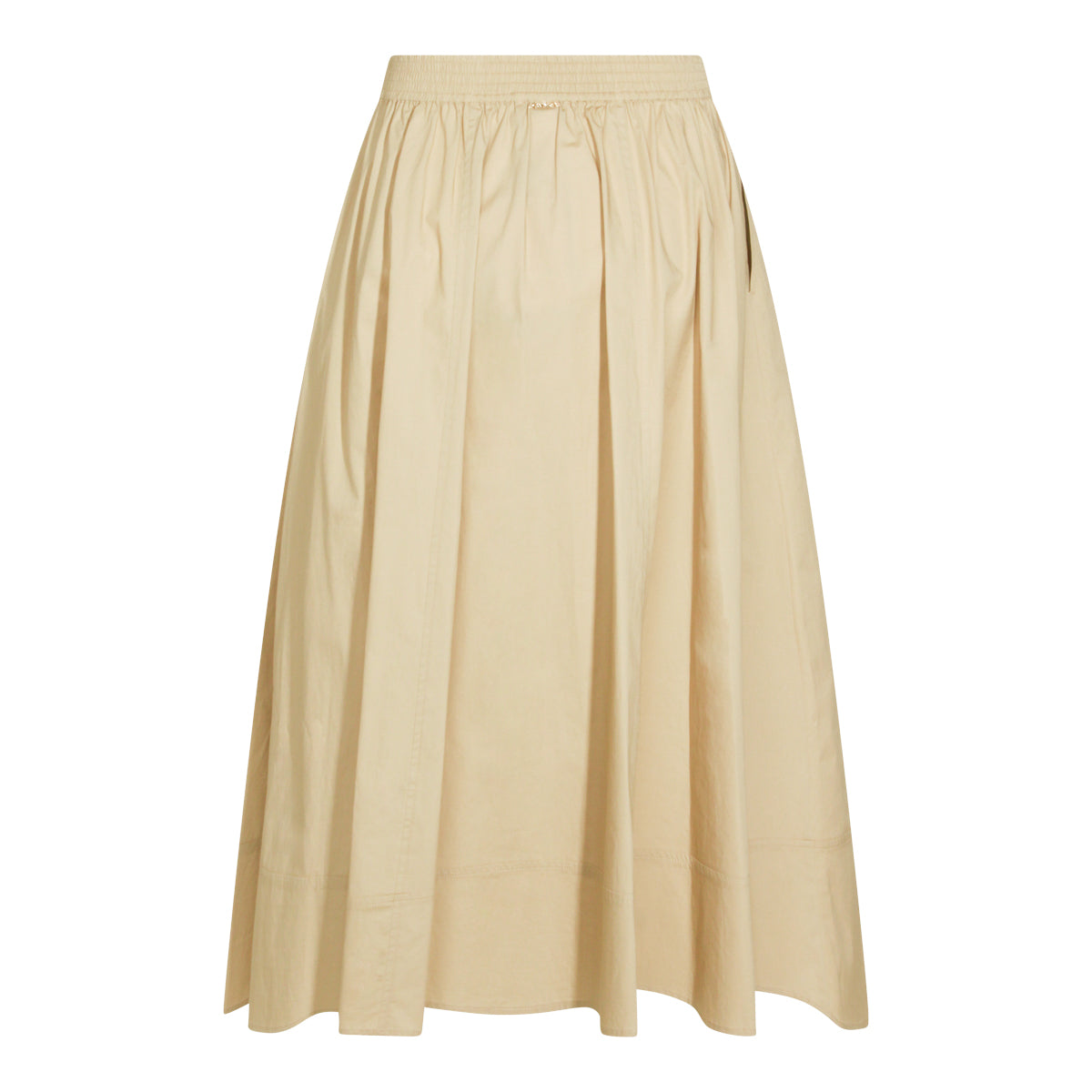 LIGHT BEIGE COTTON SKIRT