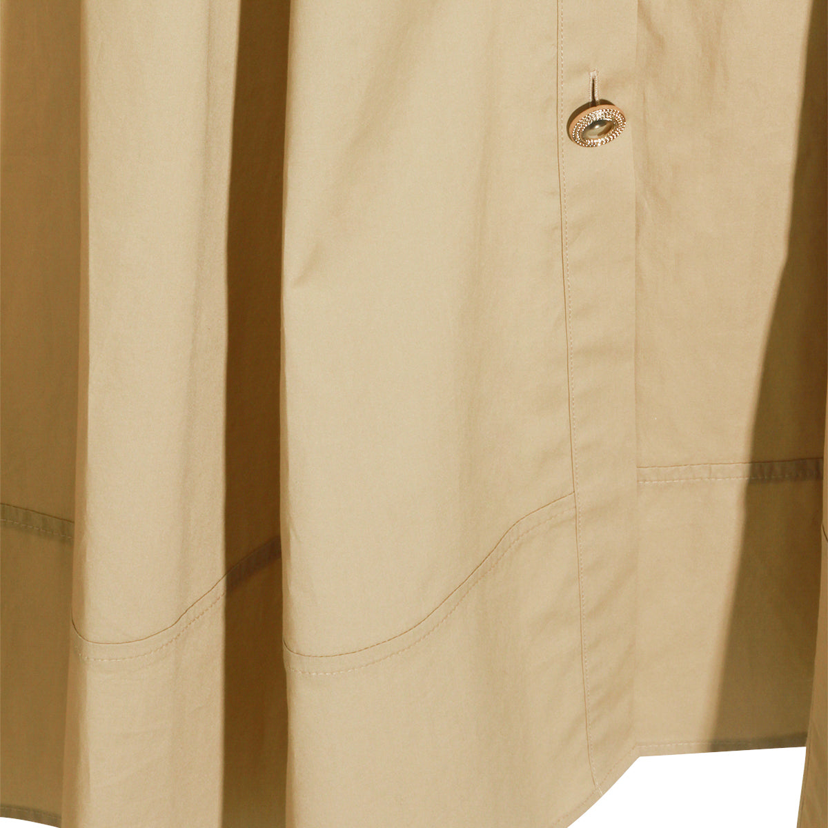 LIGHT BEIGE COTTON SKIRT