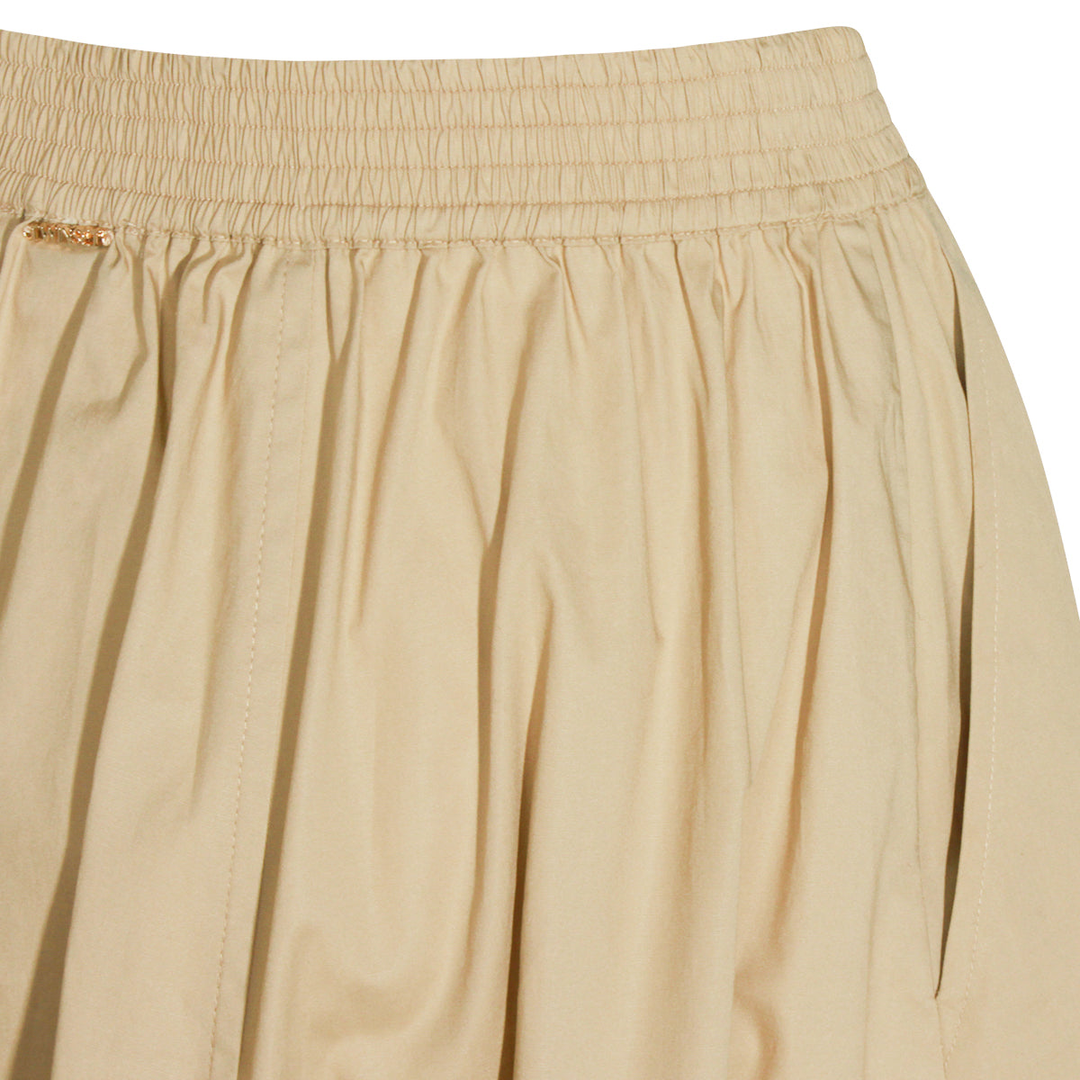 LIGHT BEIGE COTTON SKIRT
