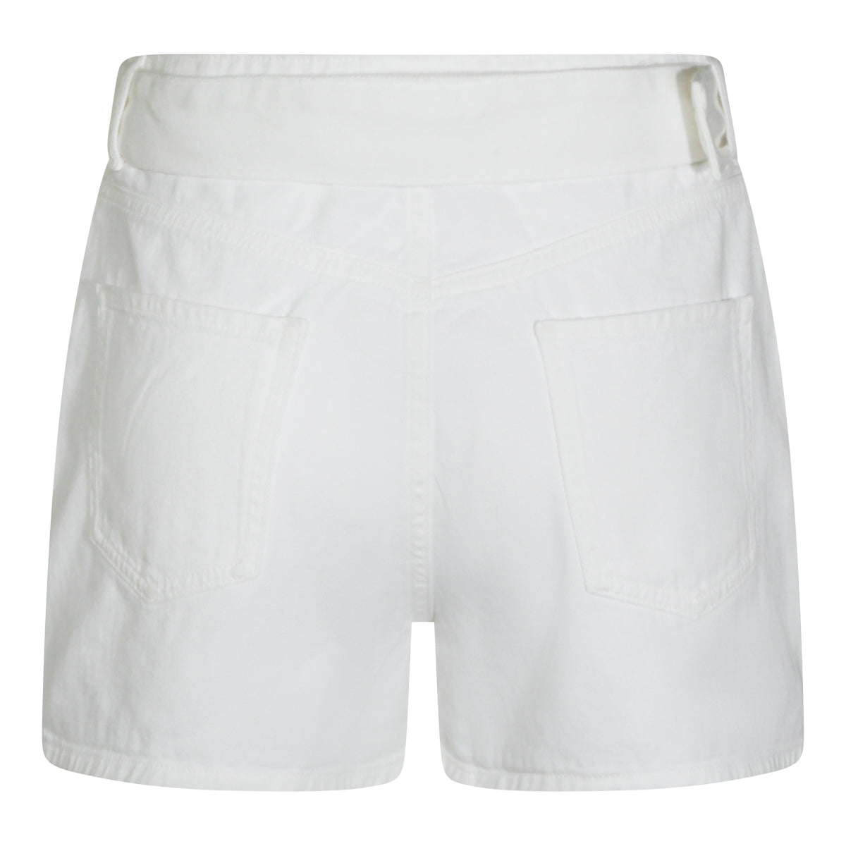 WHITE COTTON SHORTS