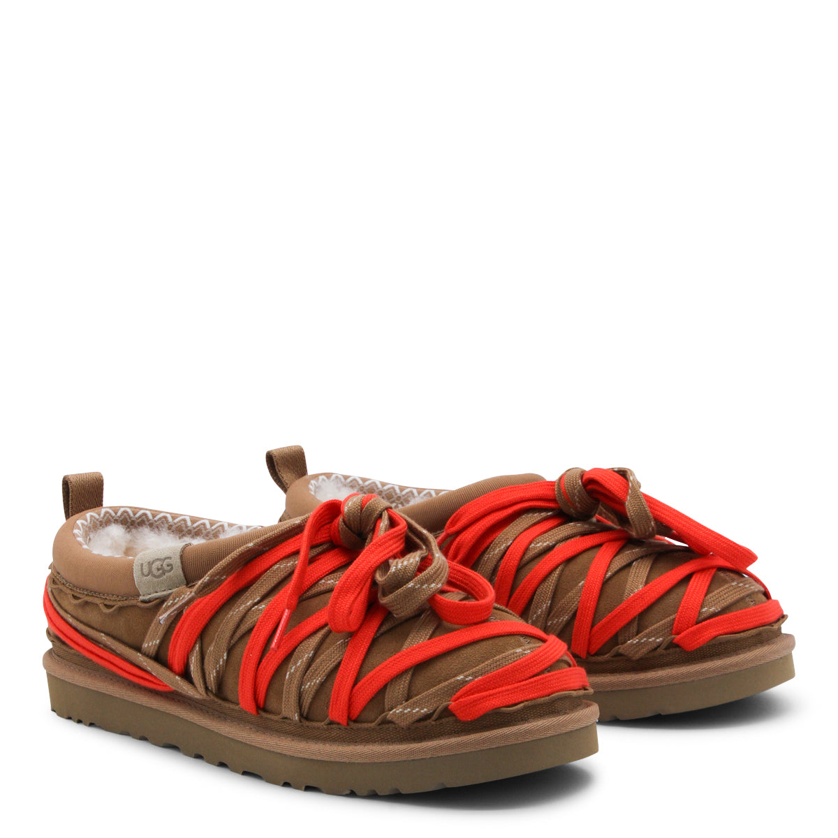 CHESTNUT TASMAN LACE FLATS
