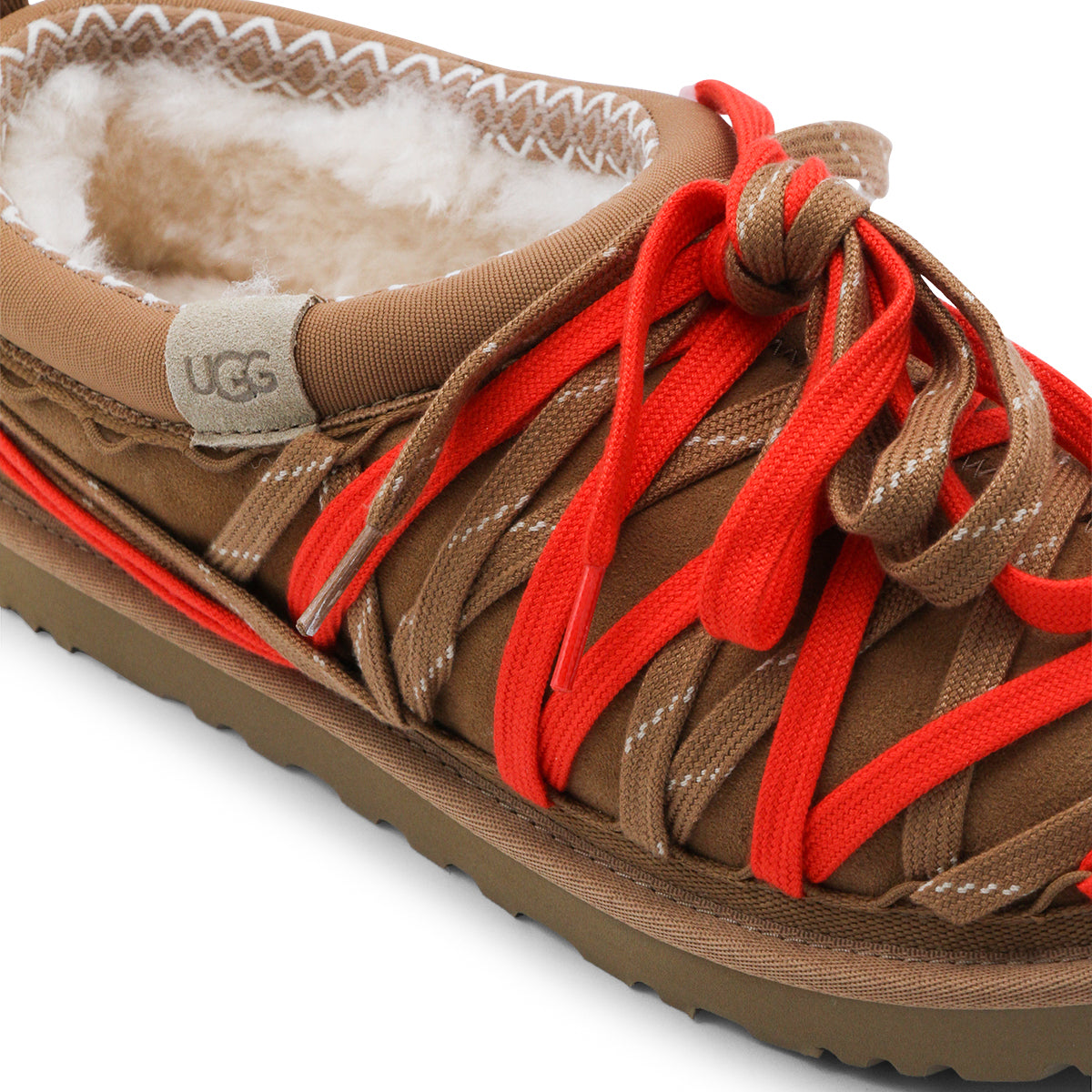 CHESTNUT TASMAN LACE FLATS