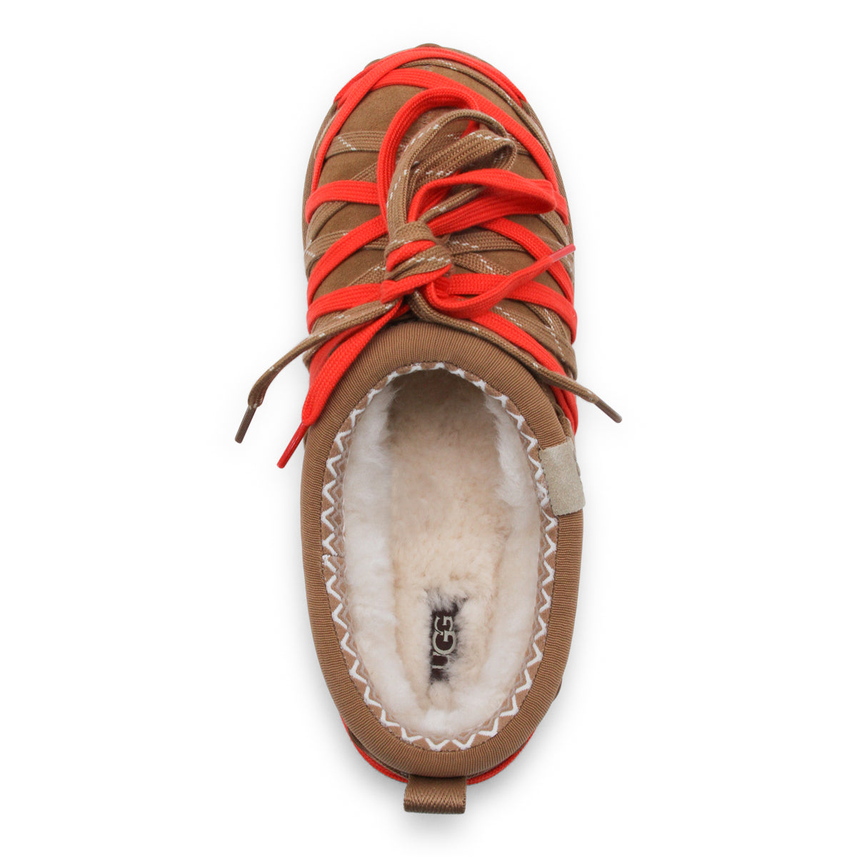CHESTNUT TASMAN LACE FLATS