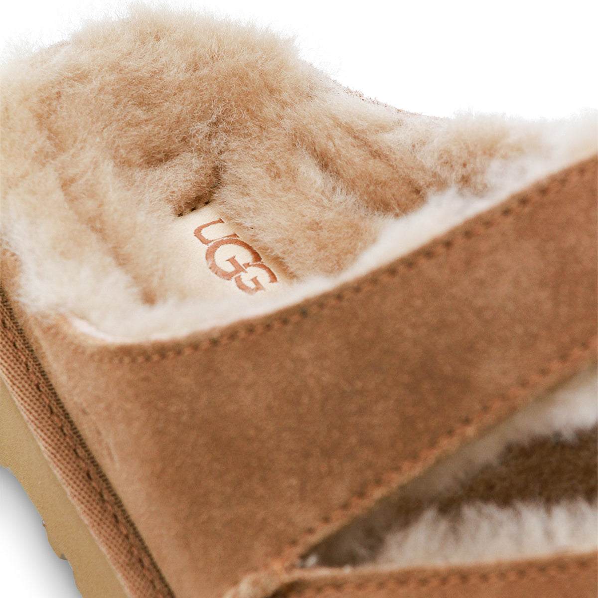 CHESTNUT SUEDE GREENPORT CROSS STRAP SANDALS