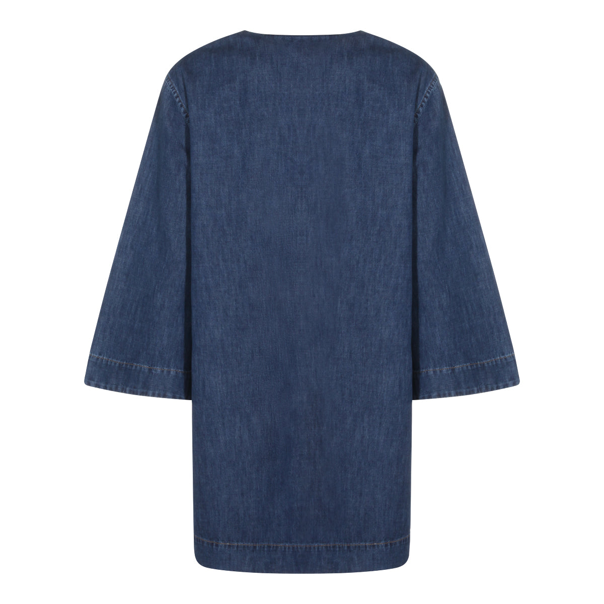 MEDIUM BLUE COTTON DRESS