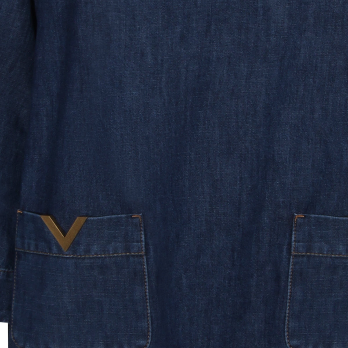 MEDIUM BLUE COTTON DRESS