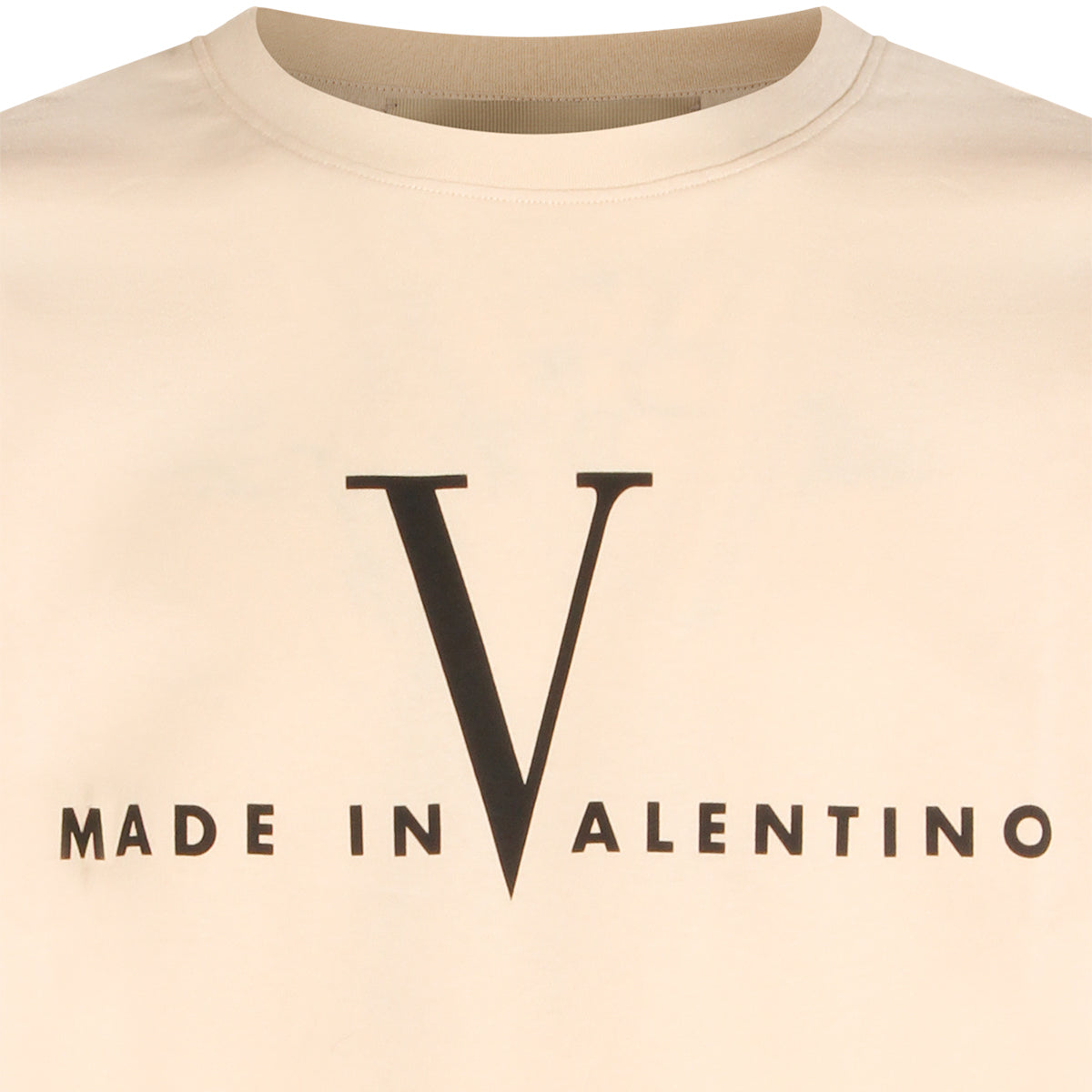 BEIGE COTTON T-SHIRT