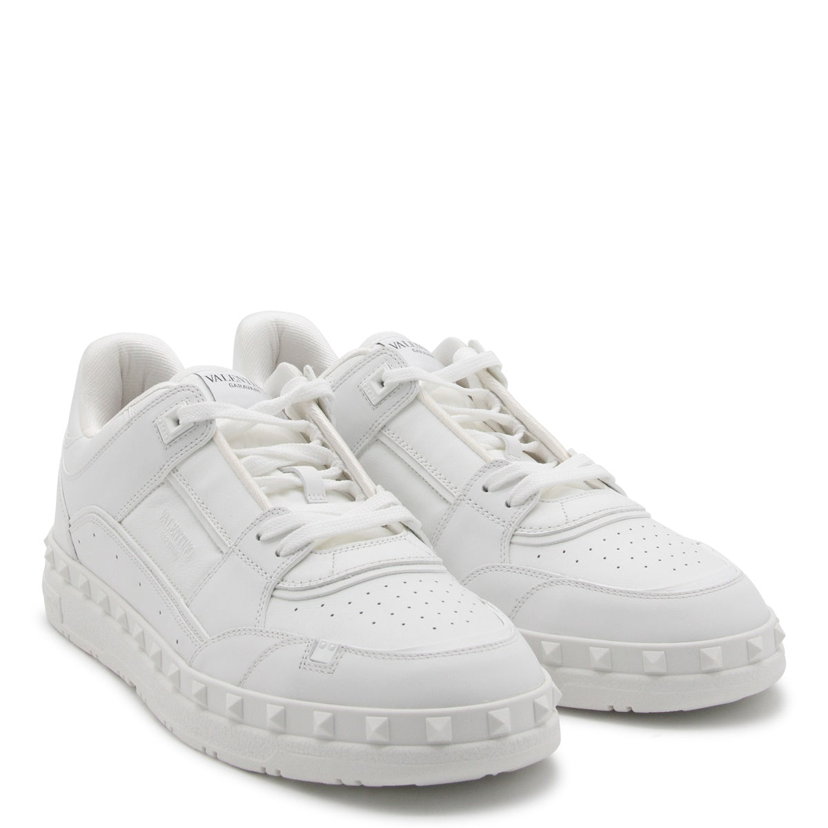 WHITE LEATHER FREEDOTS SNEAKERS