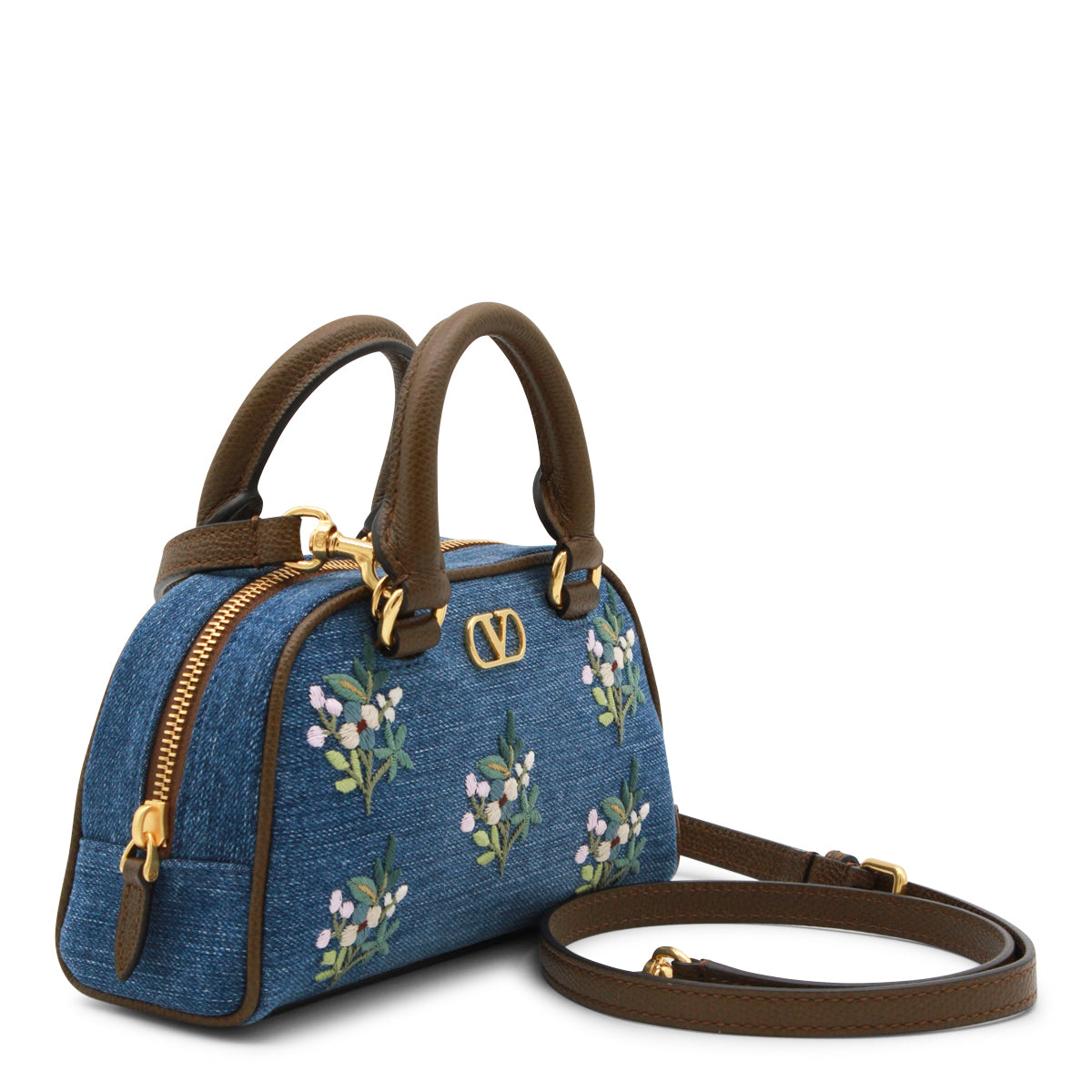 MULTICOLOR LEATHER TOP HANDLE BAG