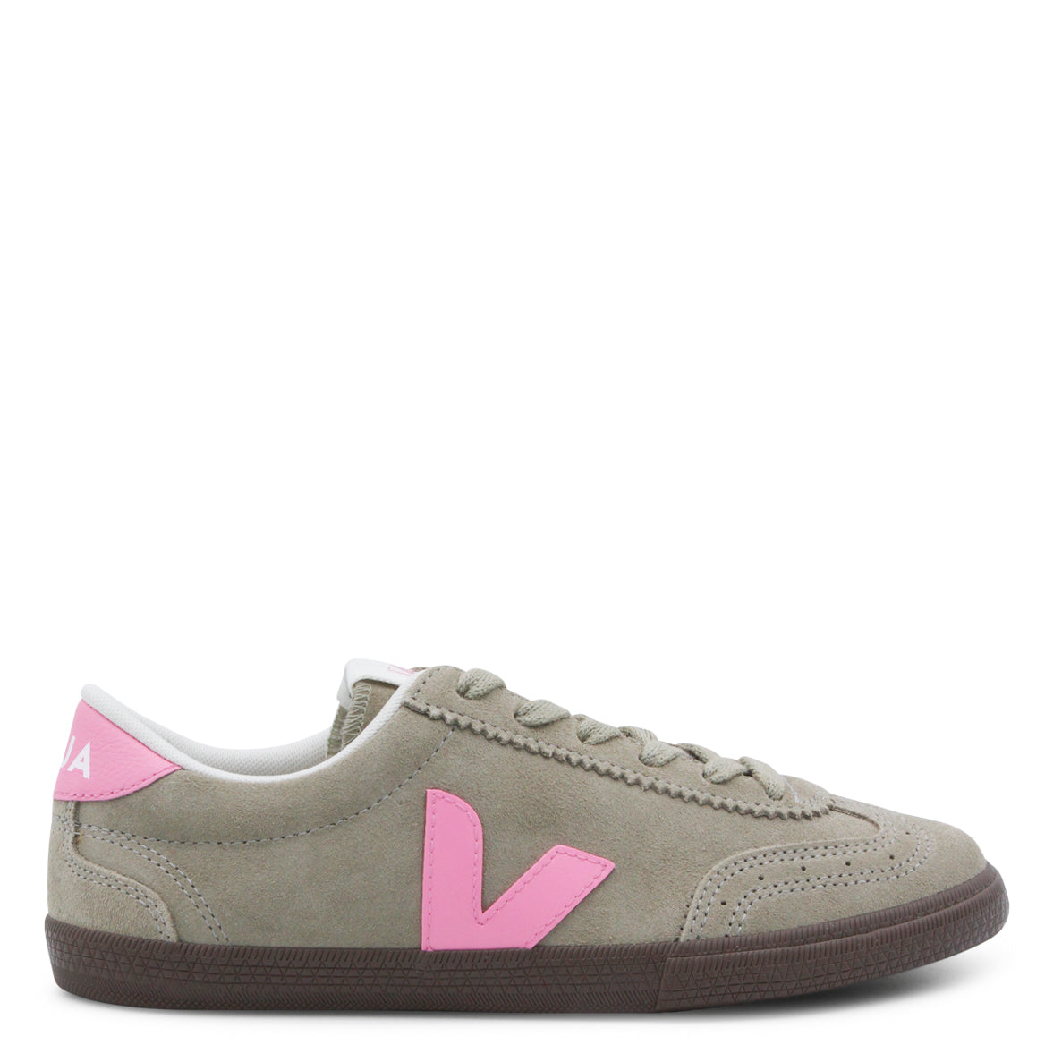 BROWN AND PINK SNEAKERS