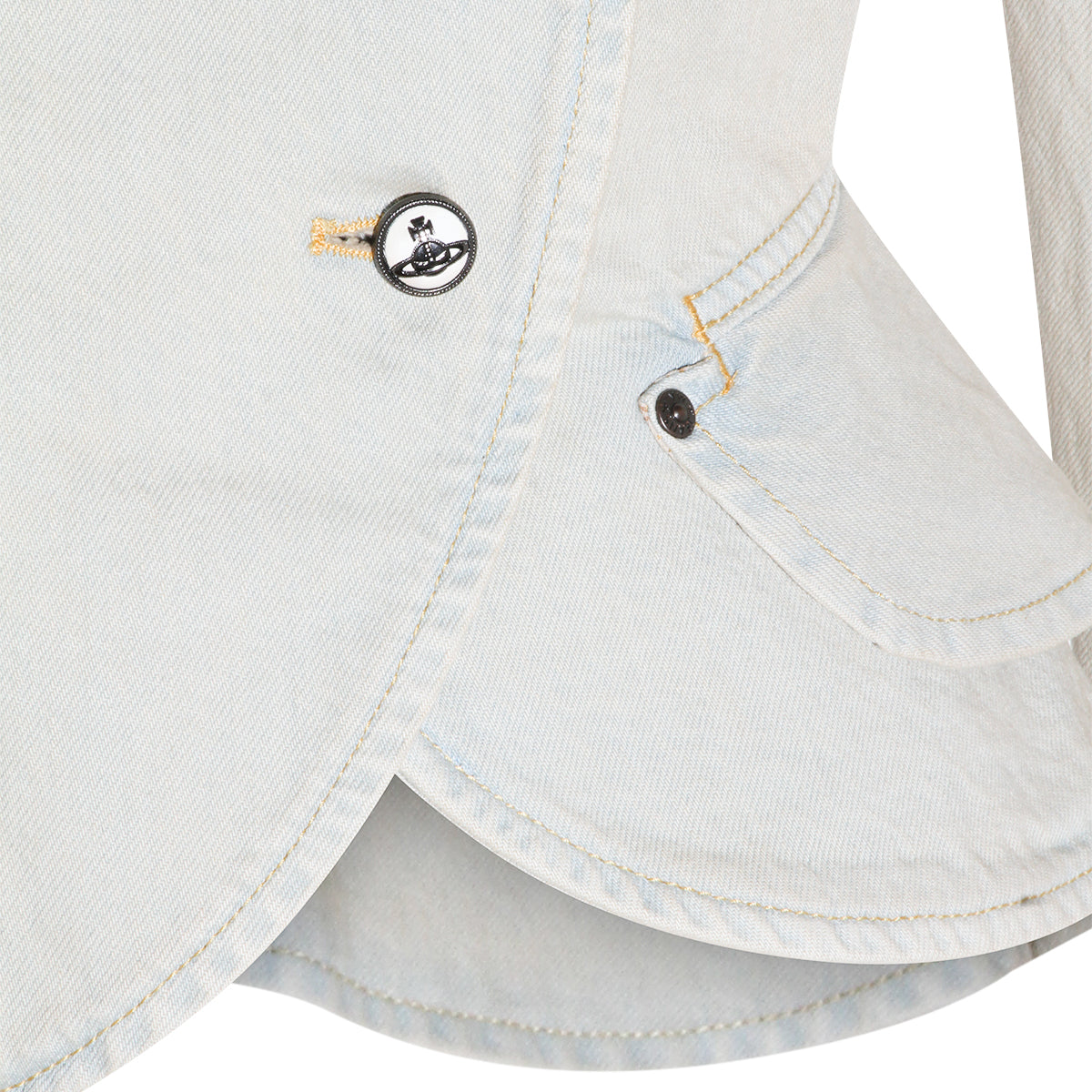 WHITE COTTON BLAZER