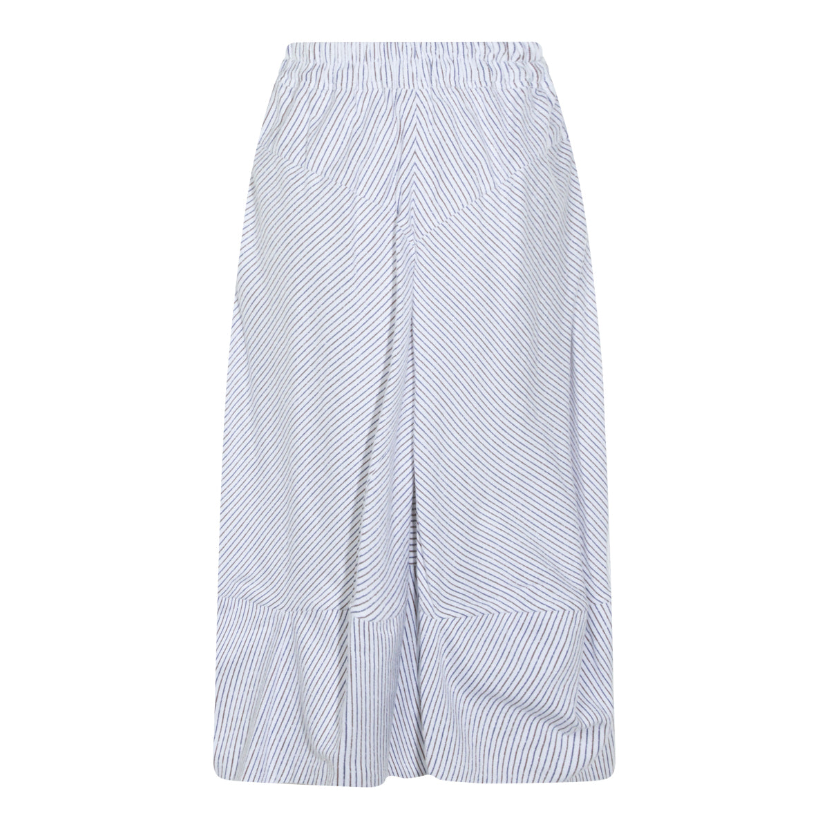 BLUE AND BROWN COTTON SKIRT