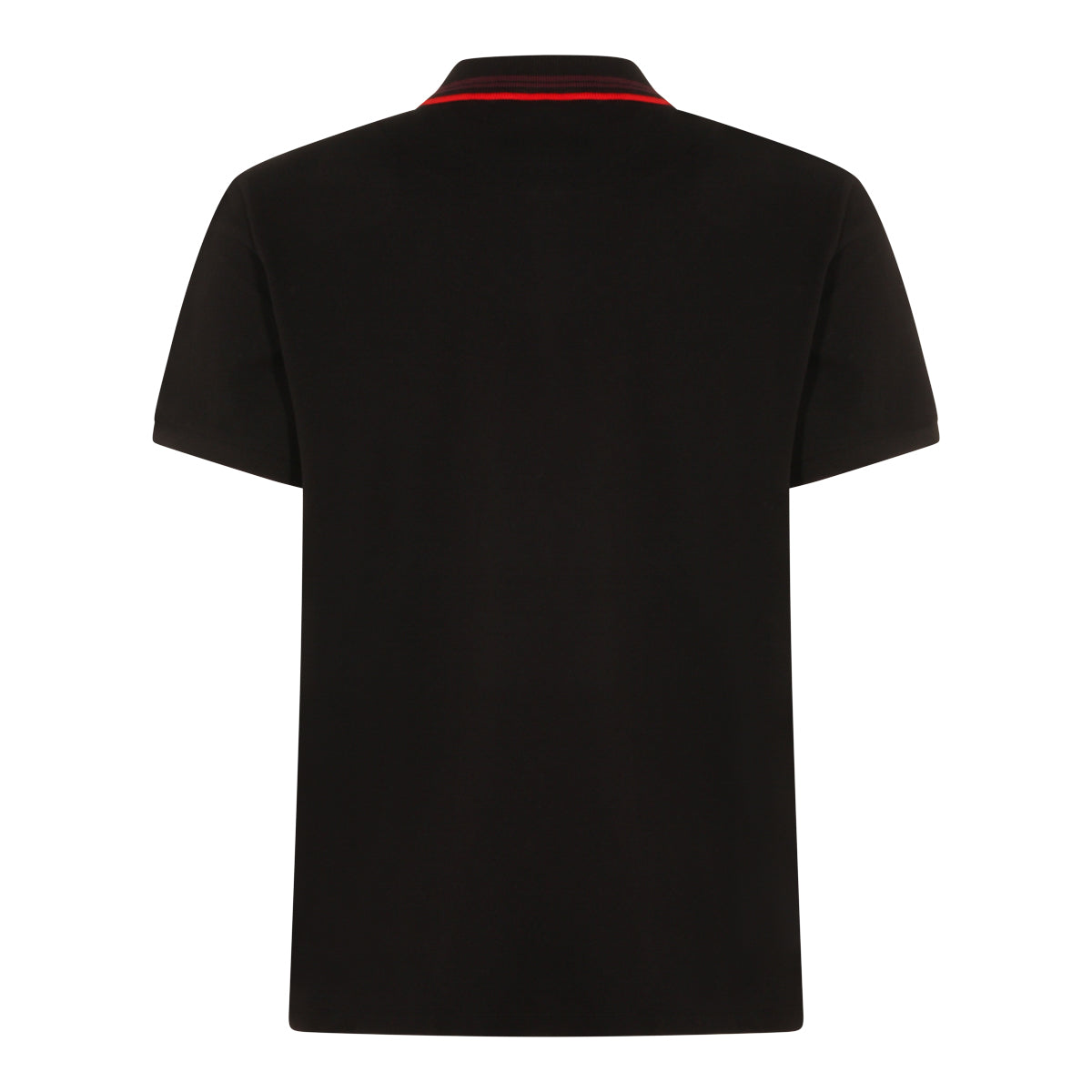 BLACK COTTON POLO SHIRT