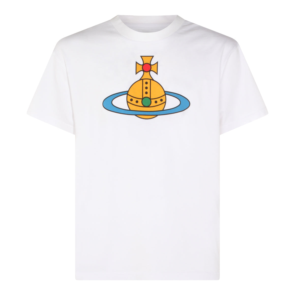 WHITE COTTON T-SHIRT