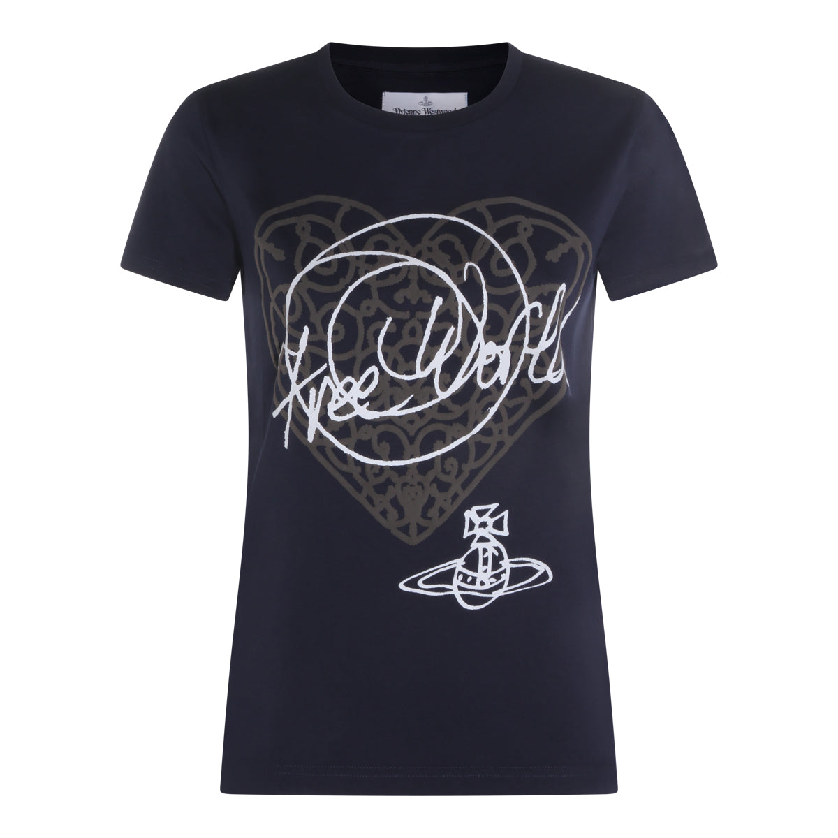 NAVY COTTON T-SHIRT