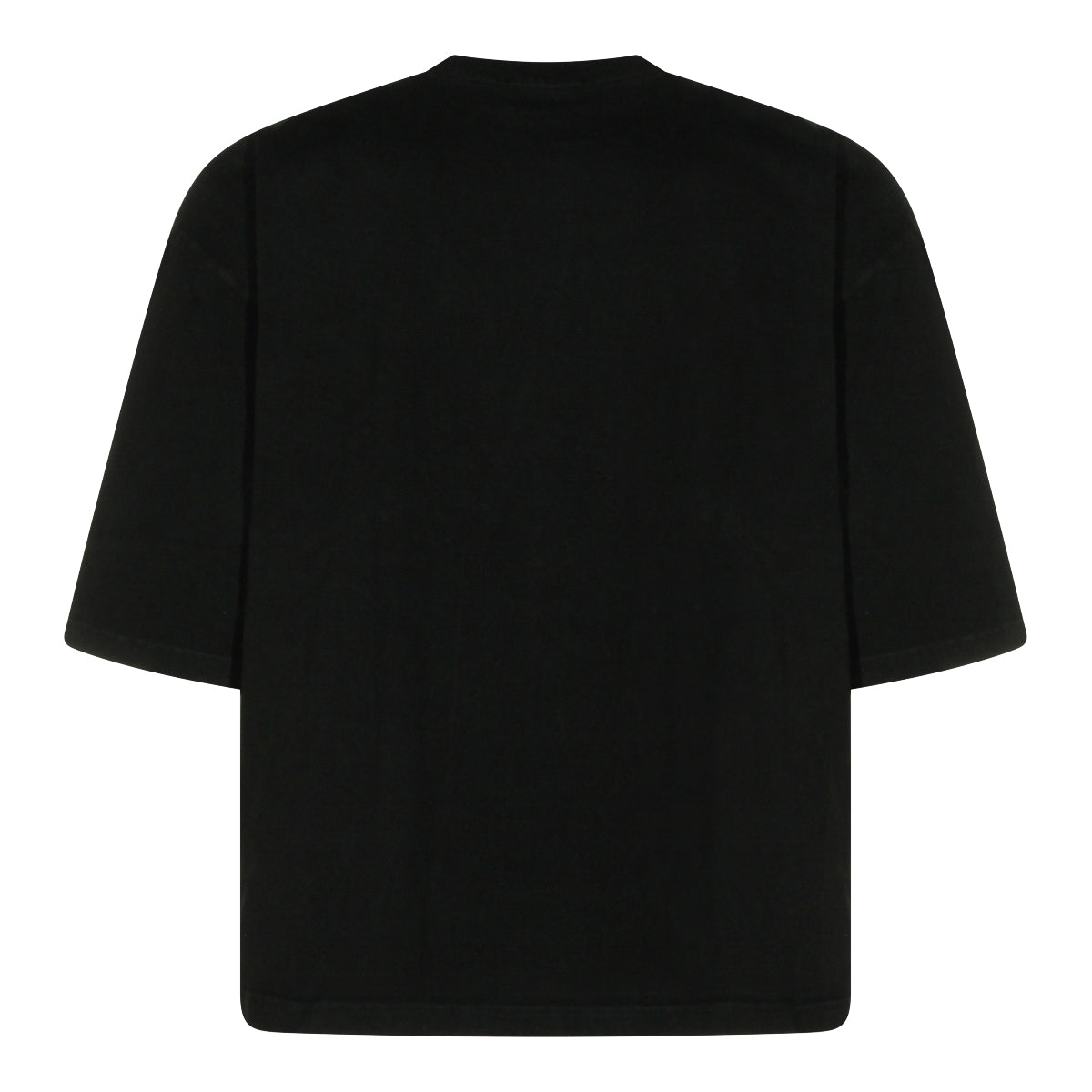 BLACK COTTON T-SHIRT