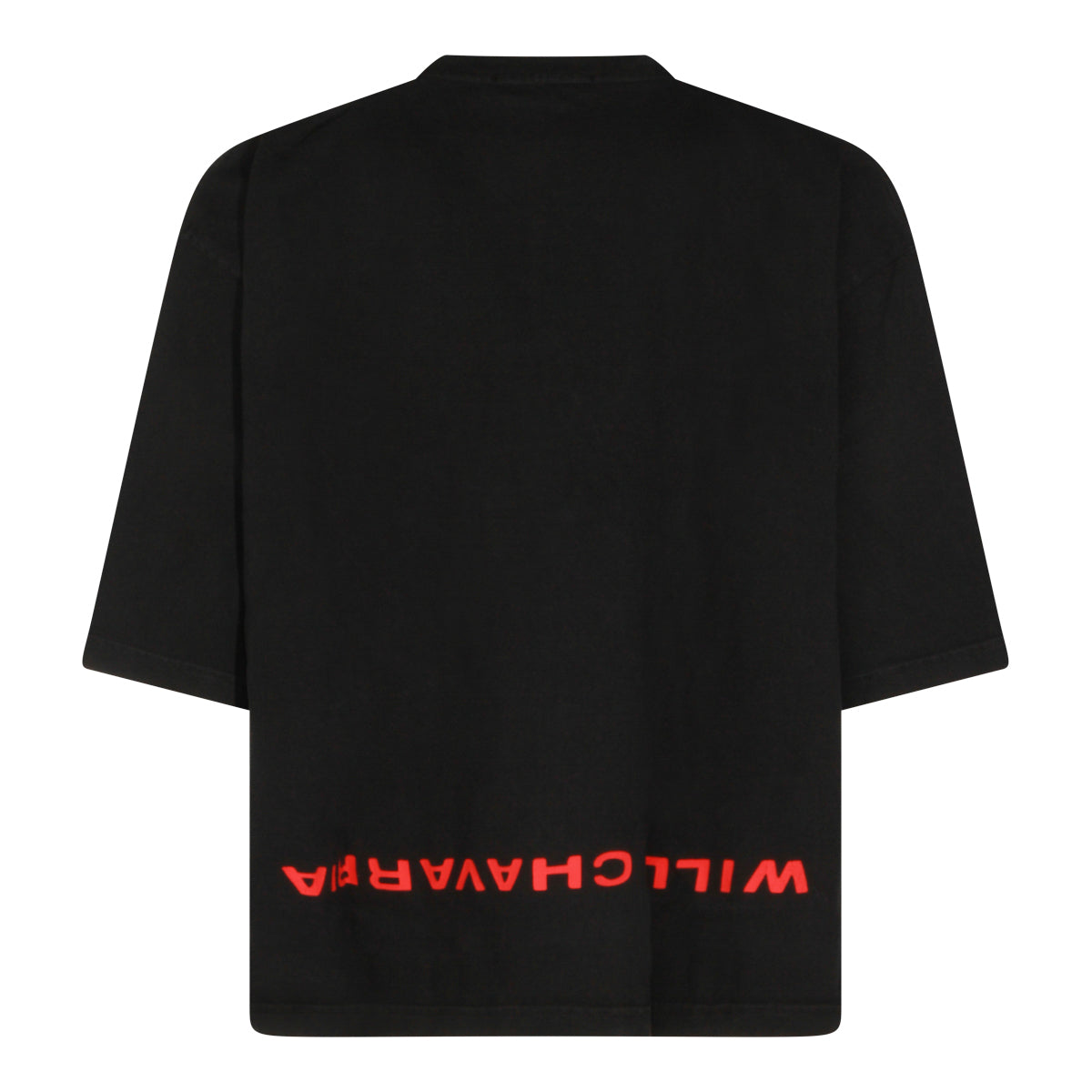 BLACK COTTON T-SHIRT