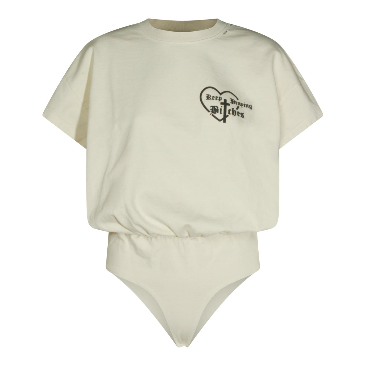 WHITE COTTON BODYSUIT