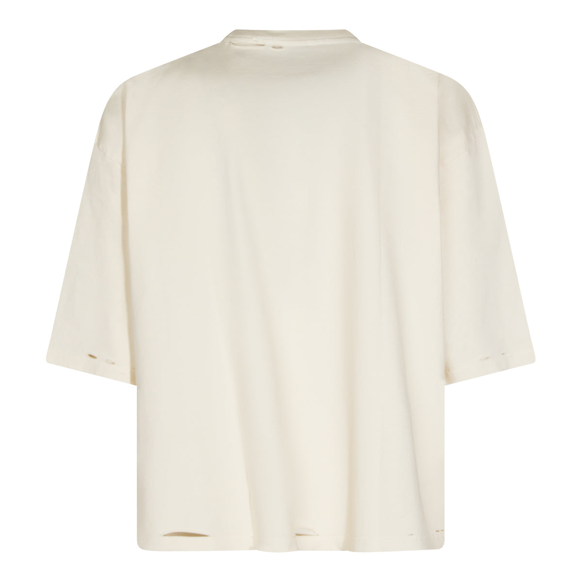 WHITE COTTON T-SHIRT