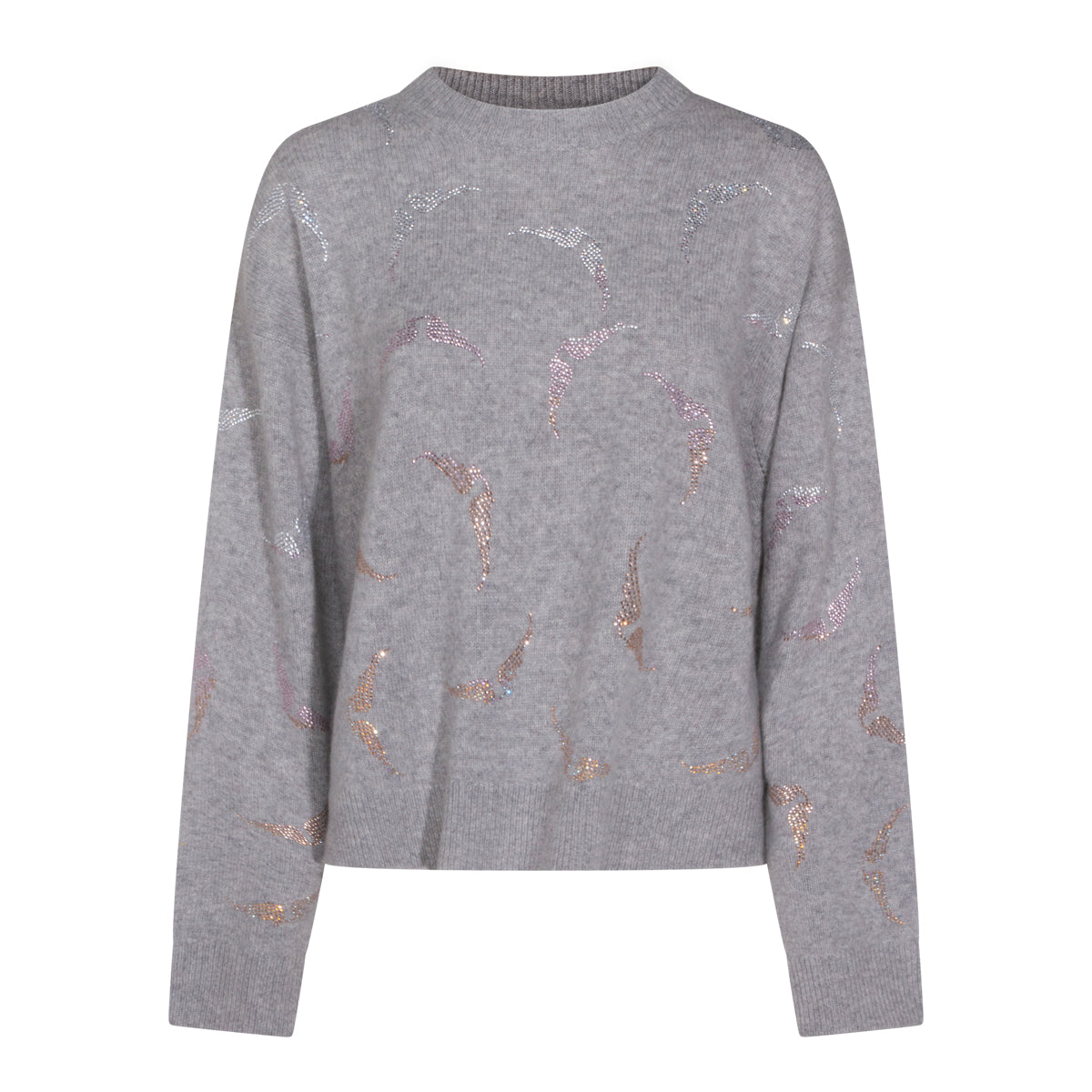 GREY CASHMERE KNITWEAR