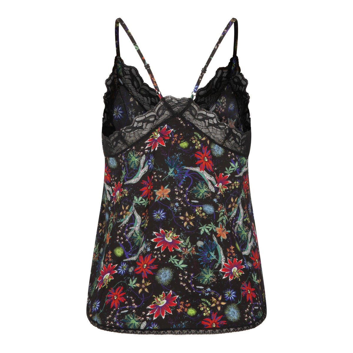 BLACK VISCOSE TOP