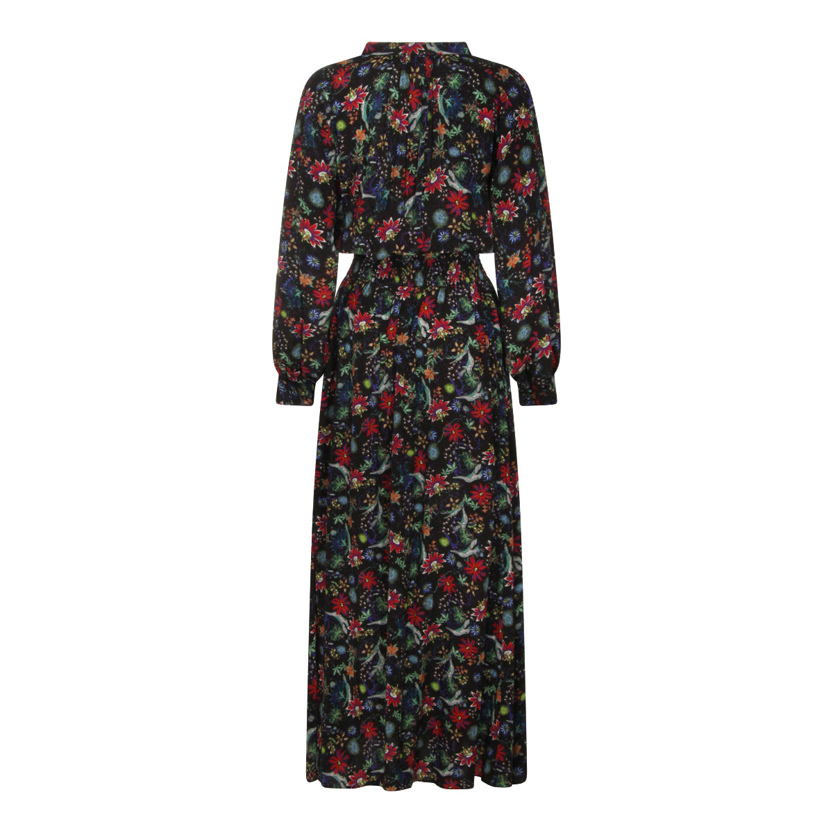 BLACK VISCOSE DRESS