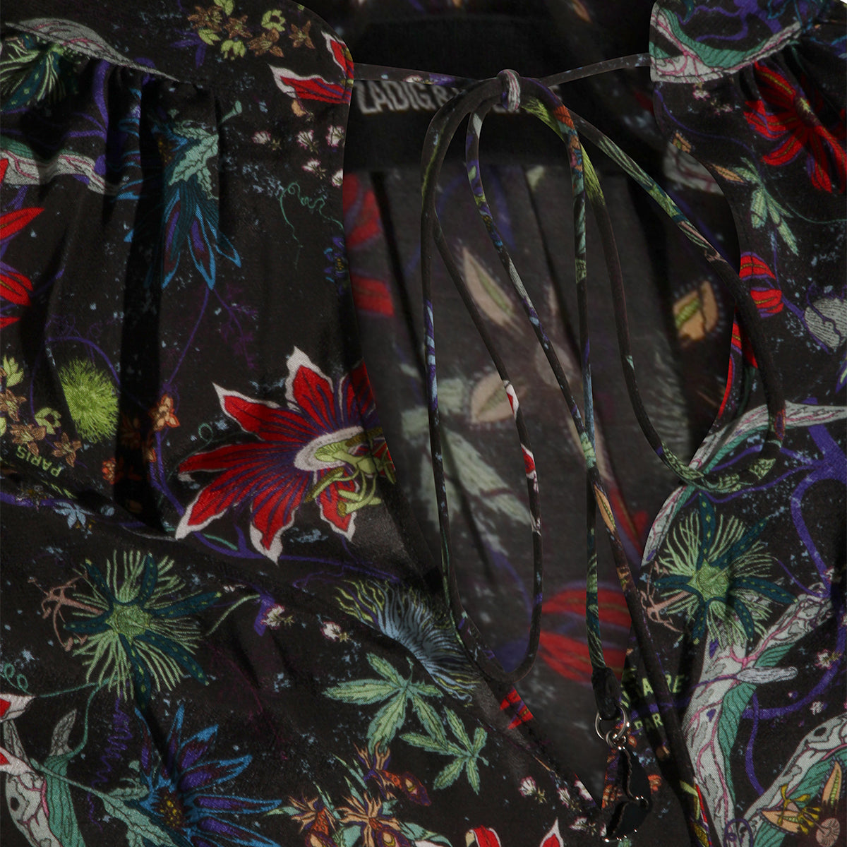 BLACK VISCOSE DRESS