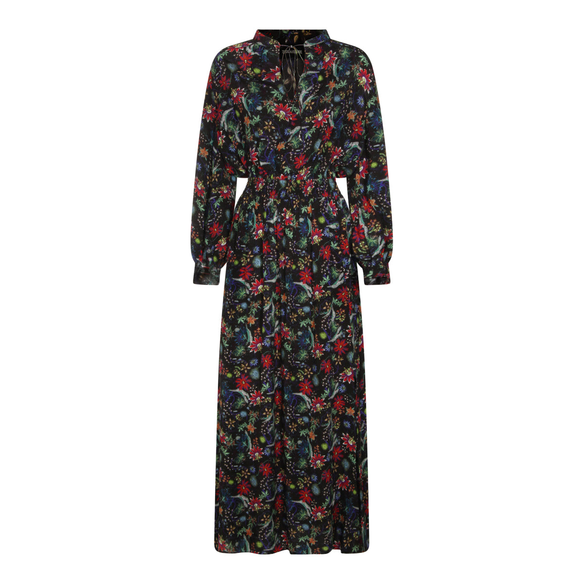 BLACK VISCOSE DRESS
