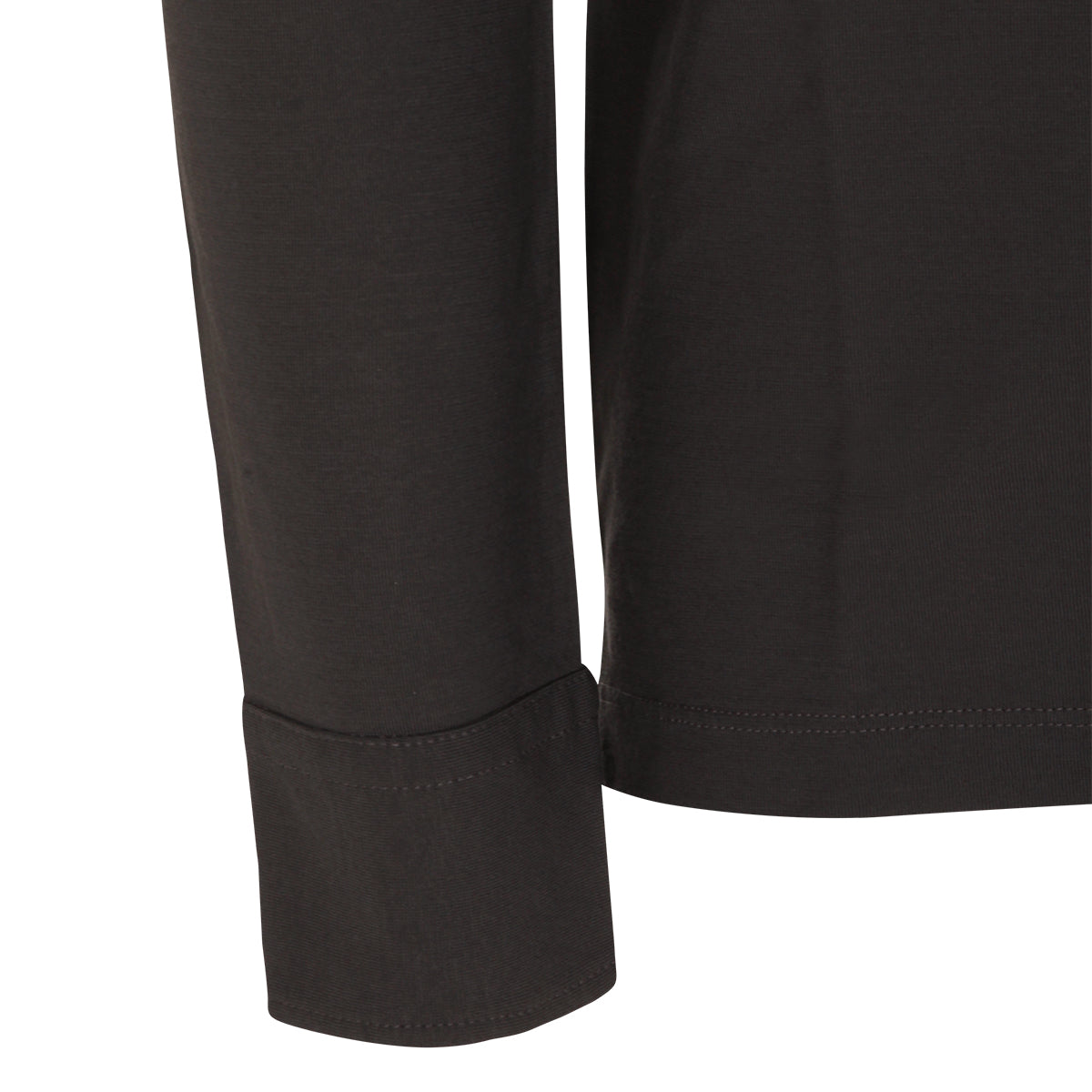 DARK GREY COTTON POLO SHIRT