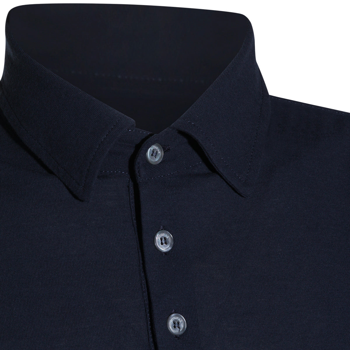DARK BLUE COTTON POLO SHIRT
