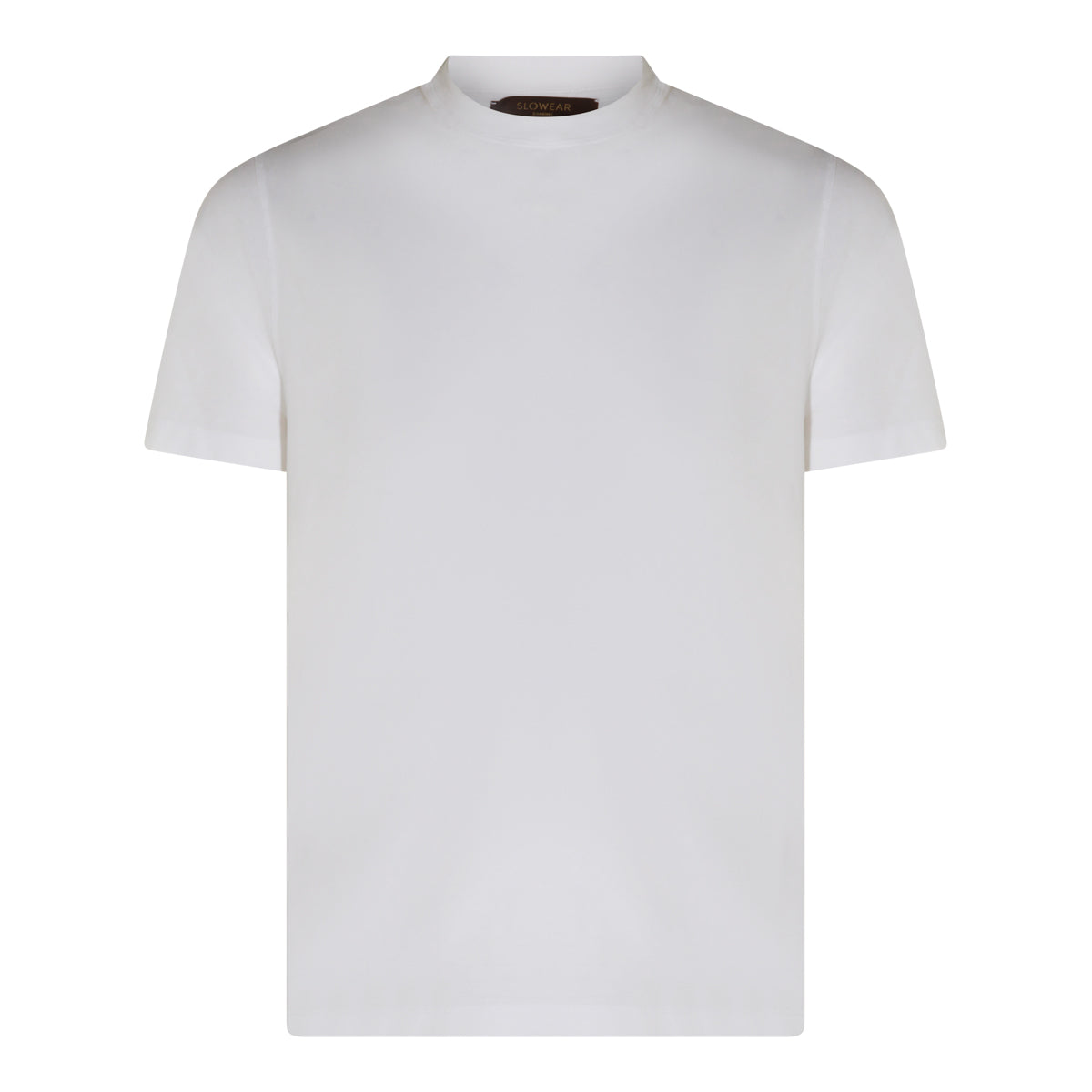 WHITE COTTON T-SHIRT