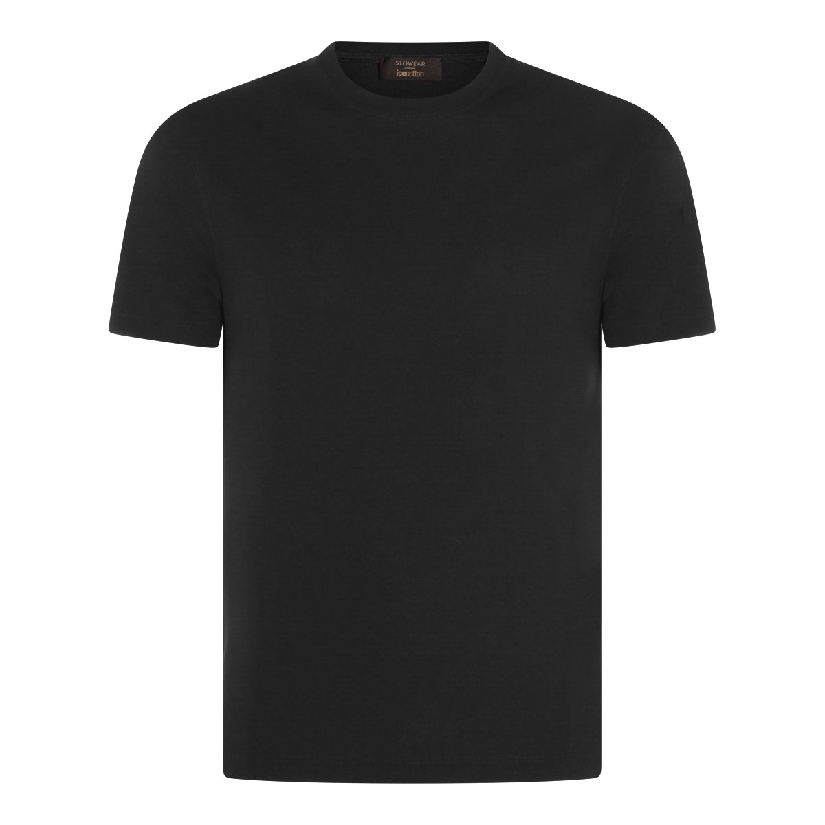 BLACK COTTON T-SHIRT