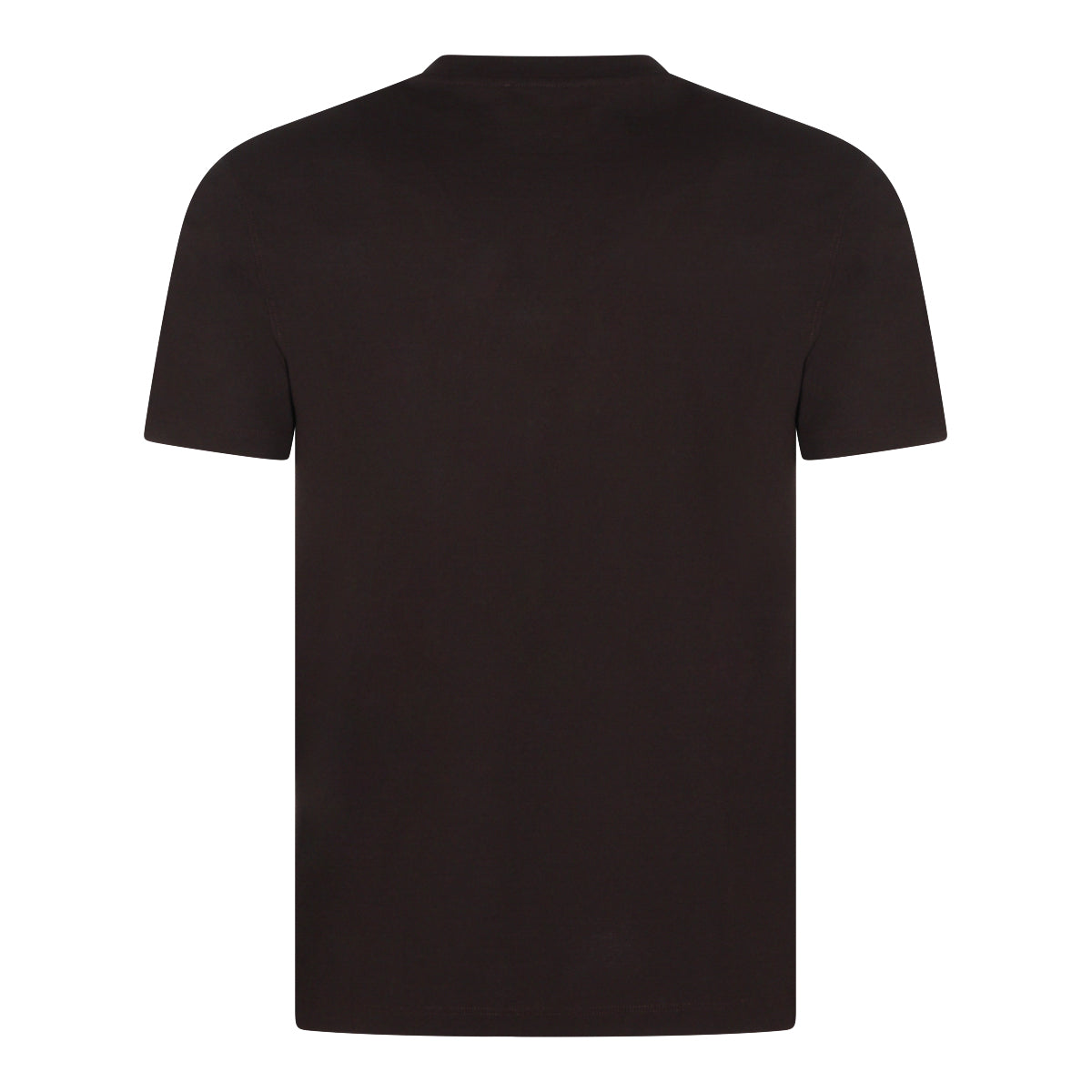 DARK BROWN COTTON T-SHIRT