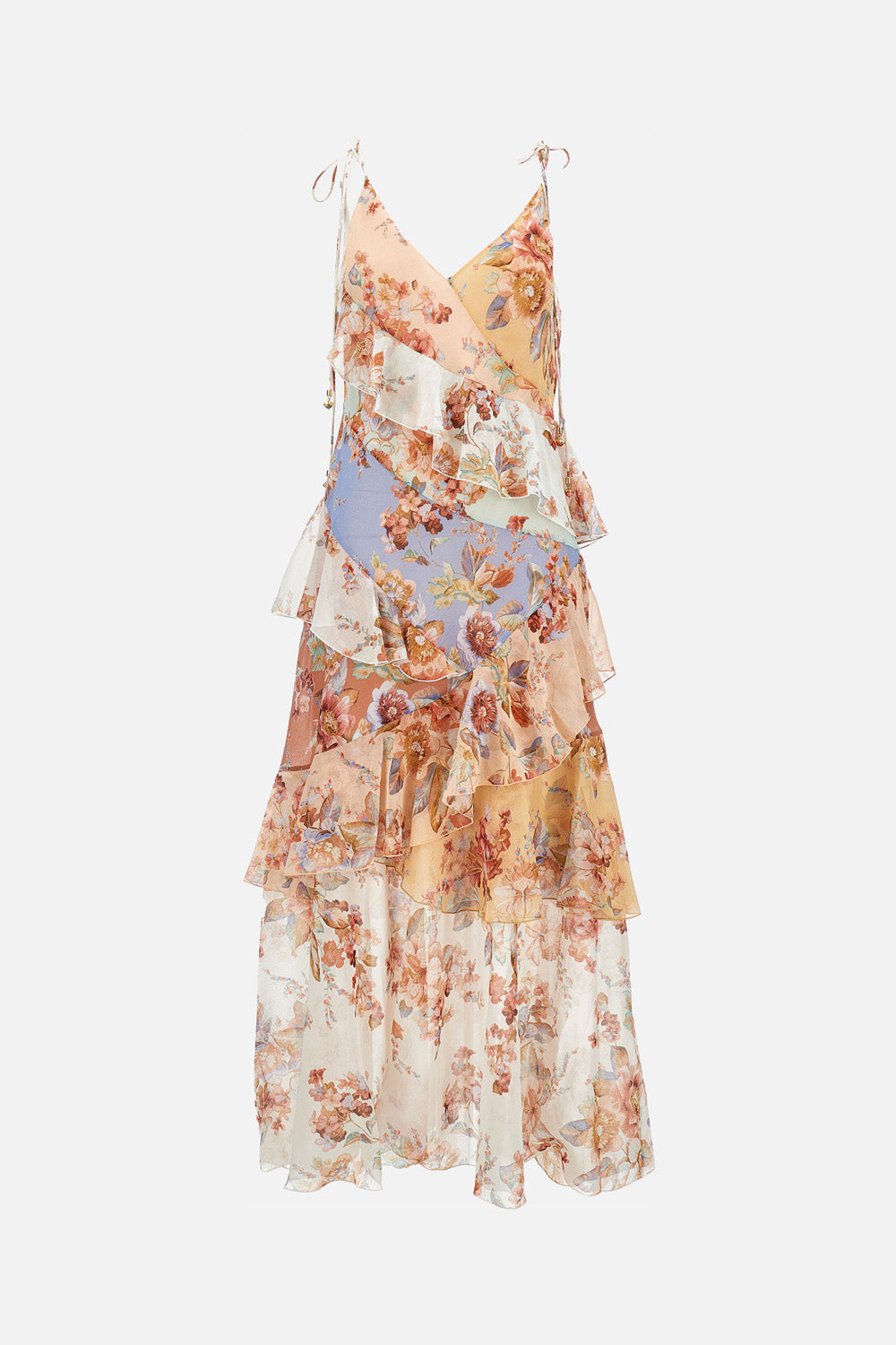FRILLED SLIP DRESS