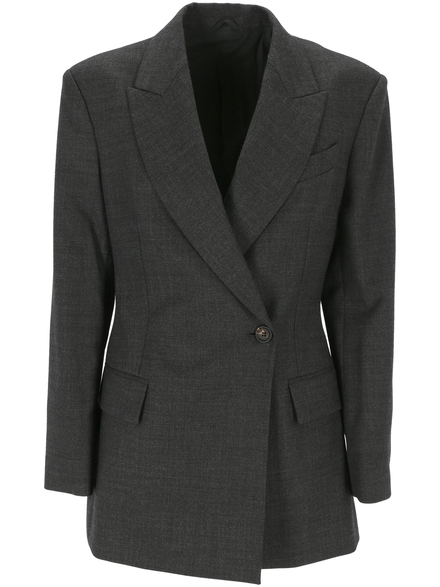 DARK GREY VIRGIN WOOL JACKET