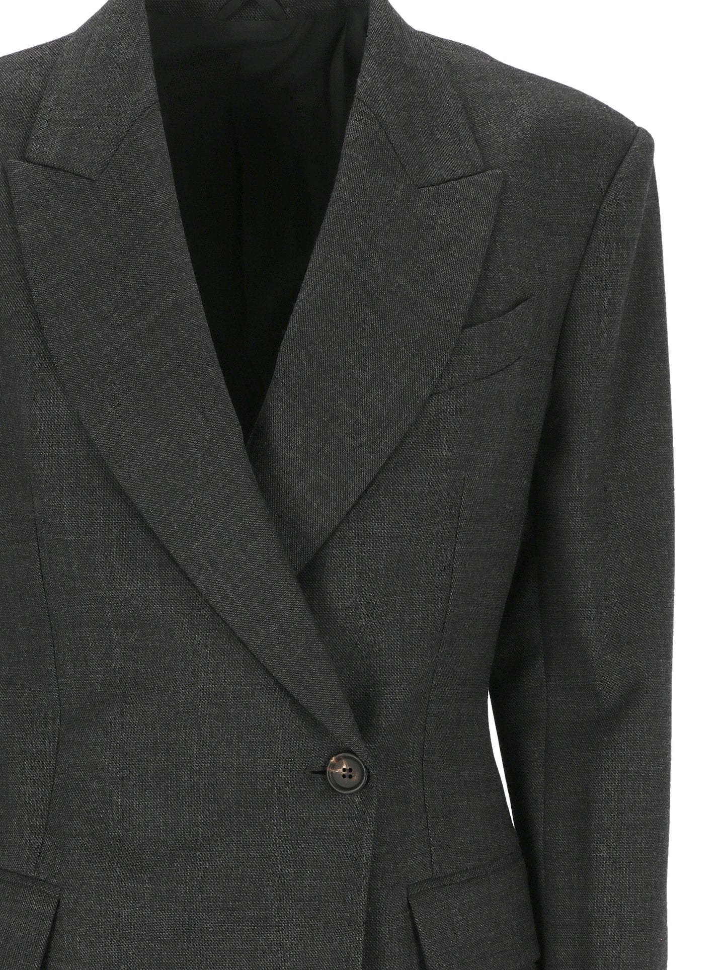 DARK GREY VIRGIN WOOL JACKET